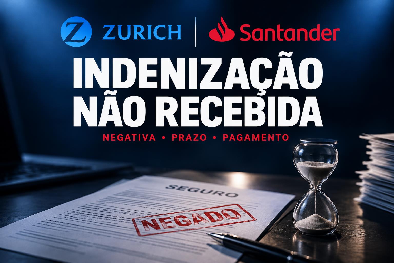 Seguro Zurich Santander não recebido: veja isso sobre negativa, demora e limites da apólice