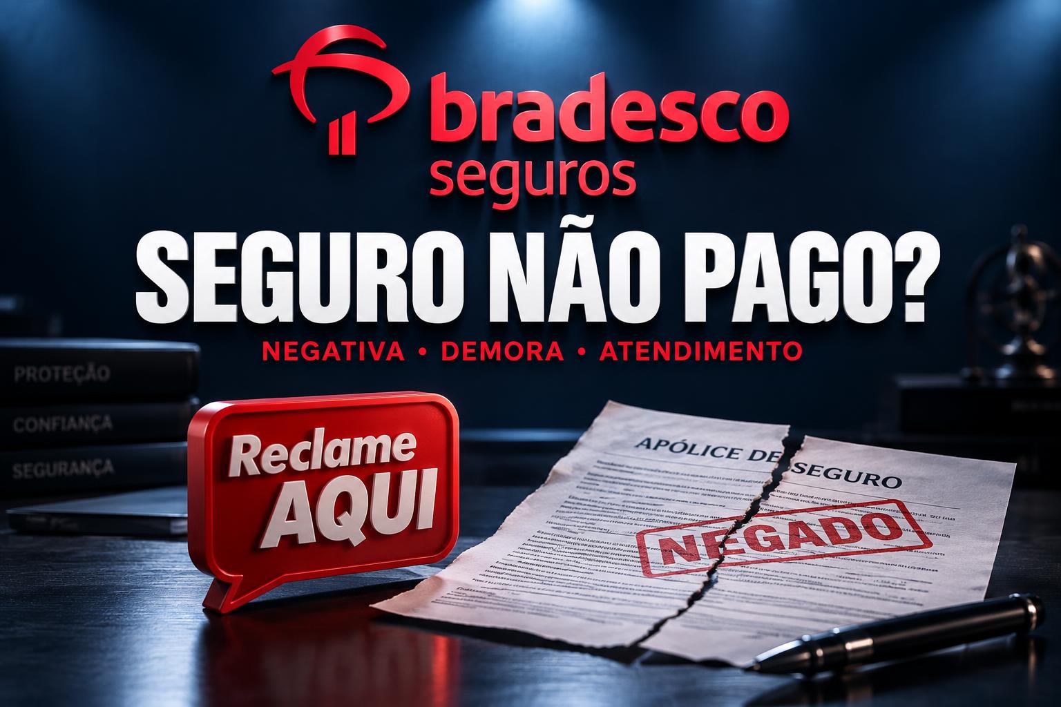 Bradesco Seguros no Reclame Aqui: veja isso sobre indenização não paga e demora no sinistro