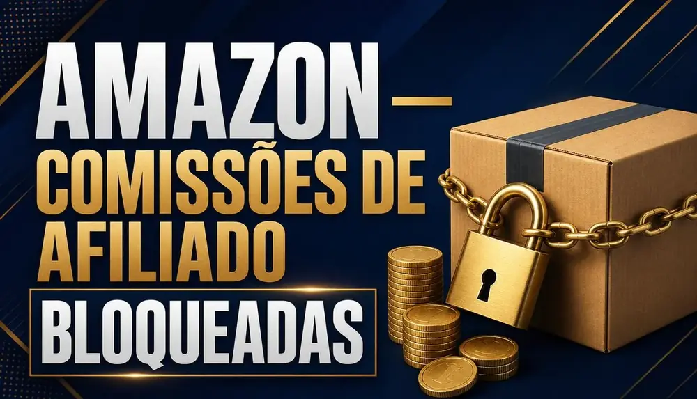 Amazon bloqueou comissões de afiliado: conta encerrada e pagamento cancelado