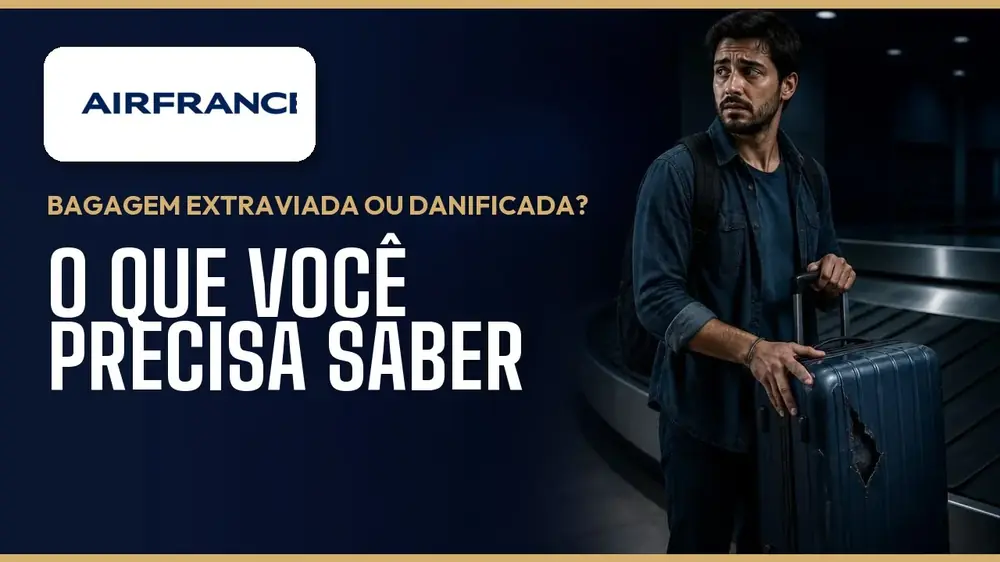 Bagagem extraviada ou danificada na Air France: o que você precisa saber
