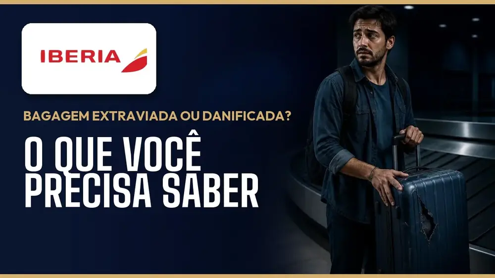 Bagagem extraviada ou danificada na Iberia: o que você precisa saber