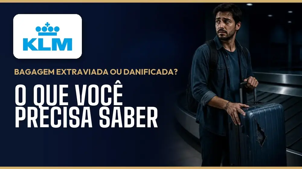Bagagem extraviada ou danificada na KLM: o que você precisa saber