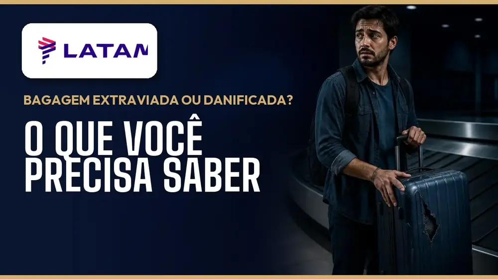 Bagagem extraviada ou danificada na LATAM: o que você precisa saber