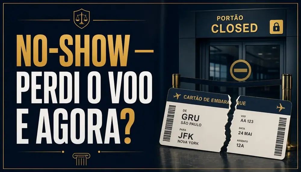 No-show: perdi o voo, ainda posso receber alguma coisa de volta?