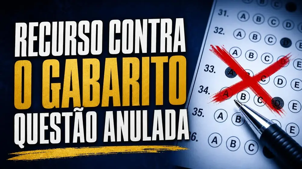 Recurso contra o gabarito: quando o Judiciário pode anular questão de concurso
