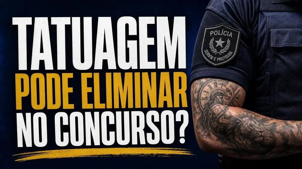 Tatuagem em concurso público: quando a eliminação é ilegal