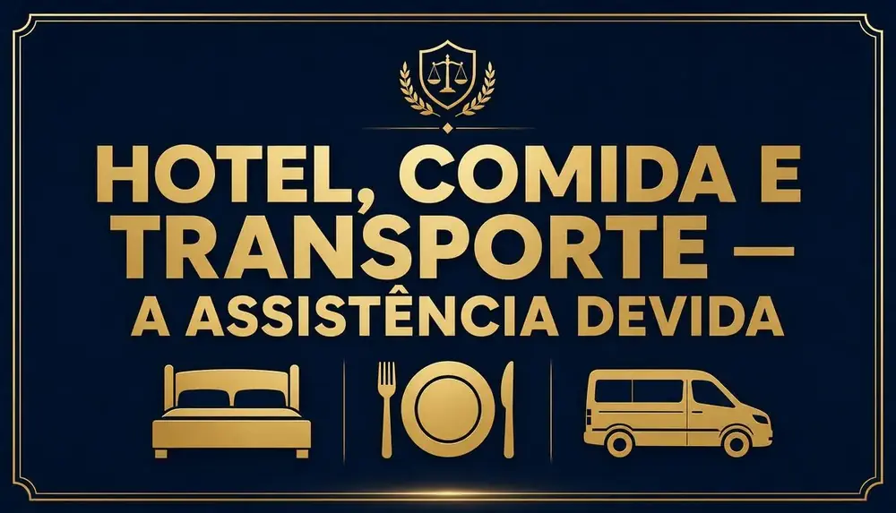 Hotel, comida e transporte: a assistência que a companhia deve oferecer