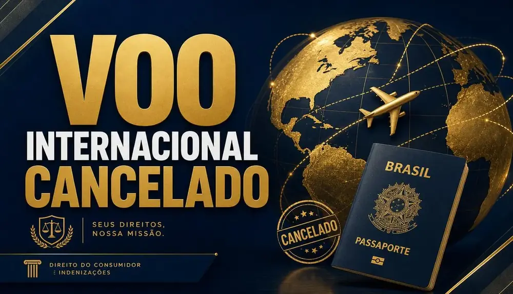 Voo internacional cancelado: Convenção de Montreal, CDC e o que muda na prática