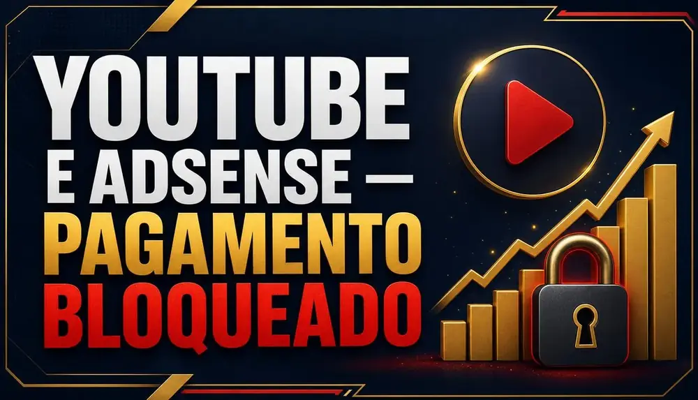 YouTube e AdSense: pagamento bloqueado e monetização suspensa sem explicação